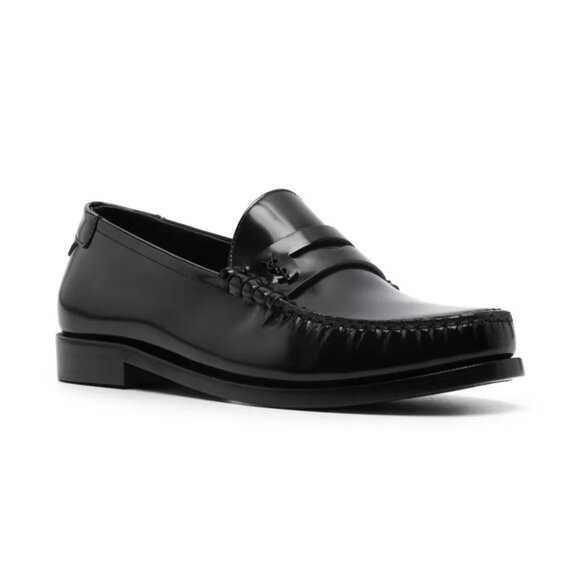 Saint Laurent Le Loafer Penny Loafers in Black - Picture 3 of 9